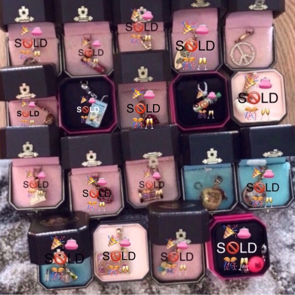 RETIRED COLLECTION Juicy Couture Charm LOT! (only 2 Charms left)